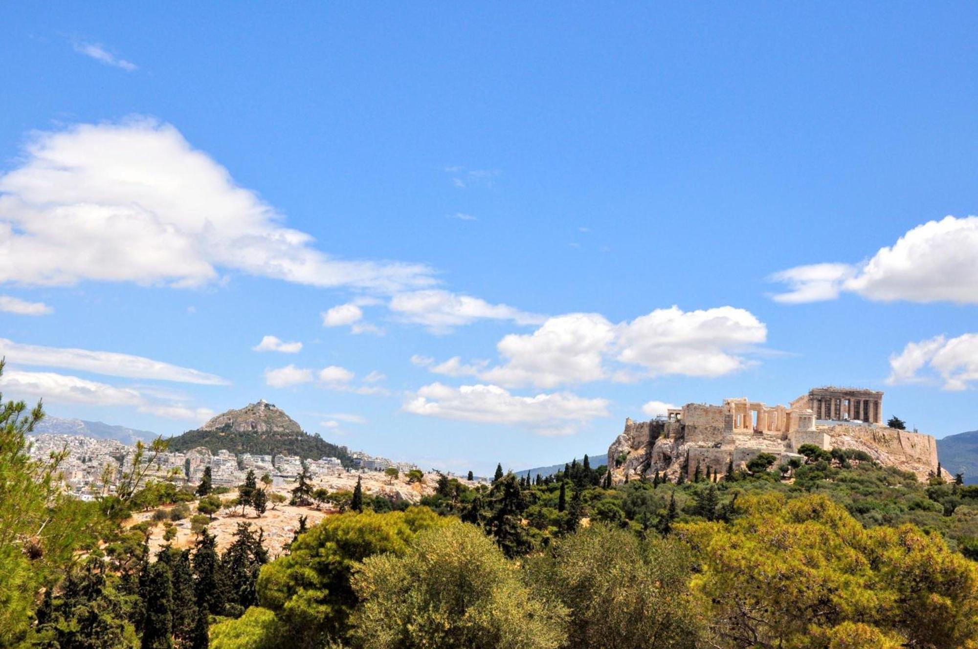 Wonderful Apartment In Acropolis Aten Exteriör bild