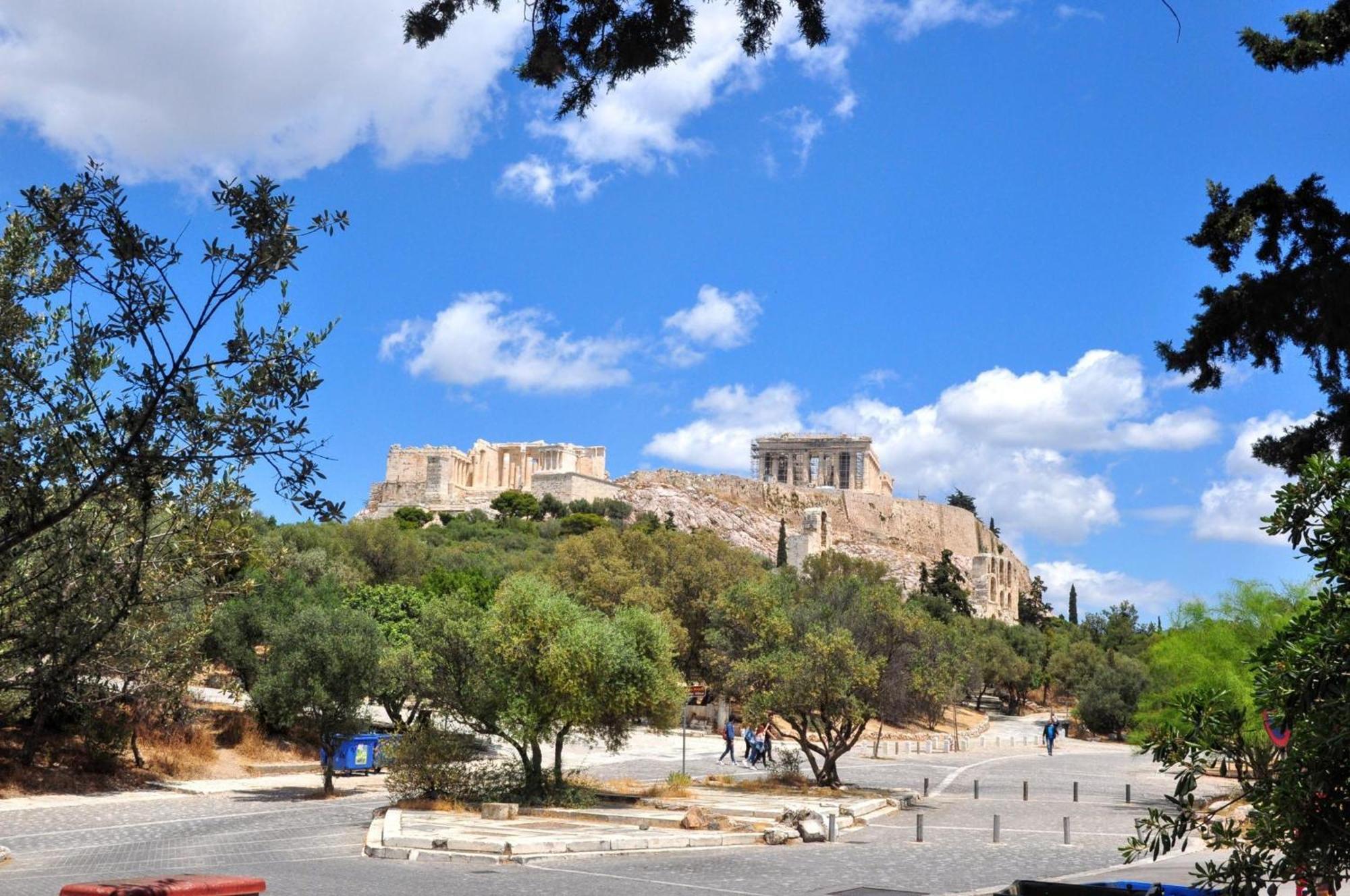 Wonderful Apartment In Acropolis Aten Exteriör bild